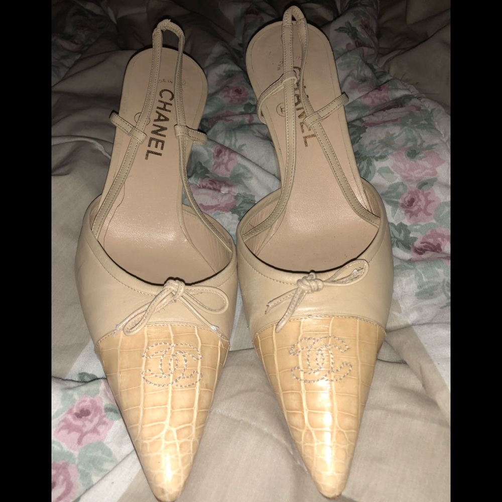 Chanel sandals heels